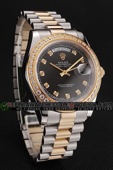 rolex day date two tone