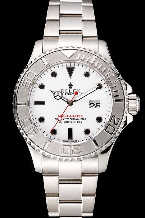 yachtmaster white dial