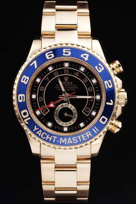 44mm Rolex Yachtmaster II 18k Gold 